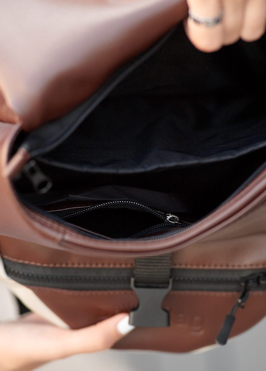 Рюкзак жіночий Sambag ReneDouble шоколадний