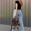 Рюкзак жіночий Sambag ReneDouble шоколадний