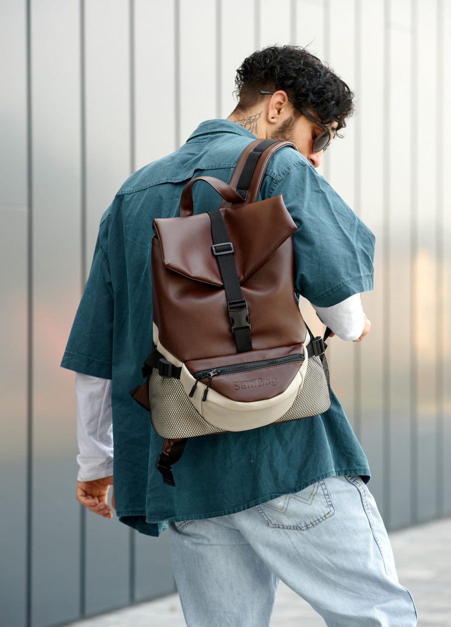 Рюкзак чоловічий Sambag ReneDouble шоколадний