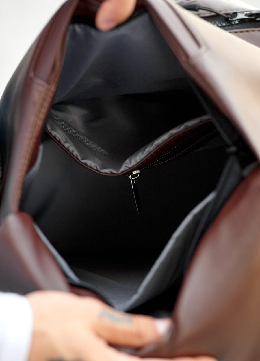 Рюкзак чоловічий Sambag ReneDouble шоколадний