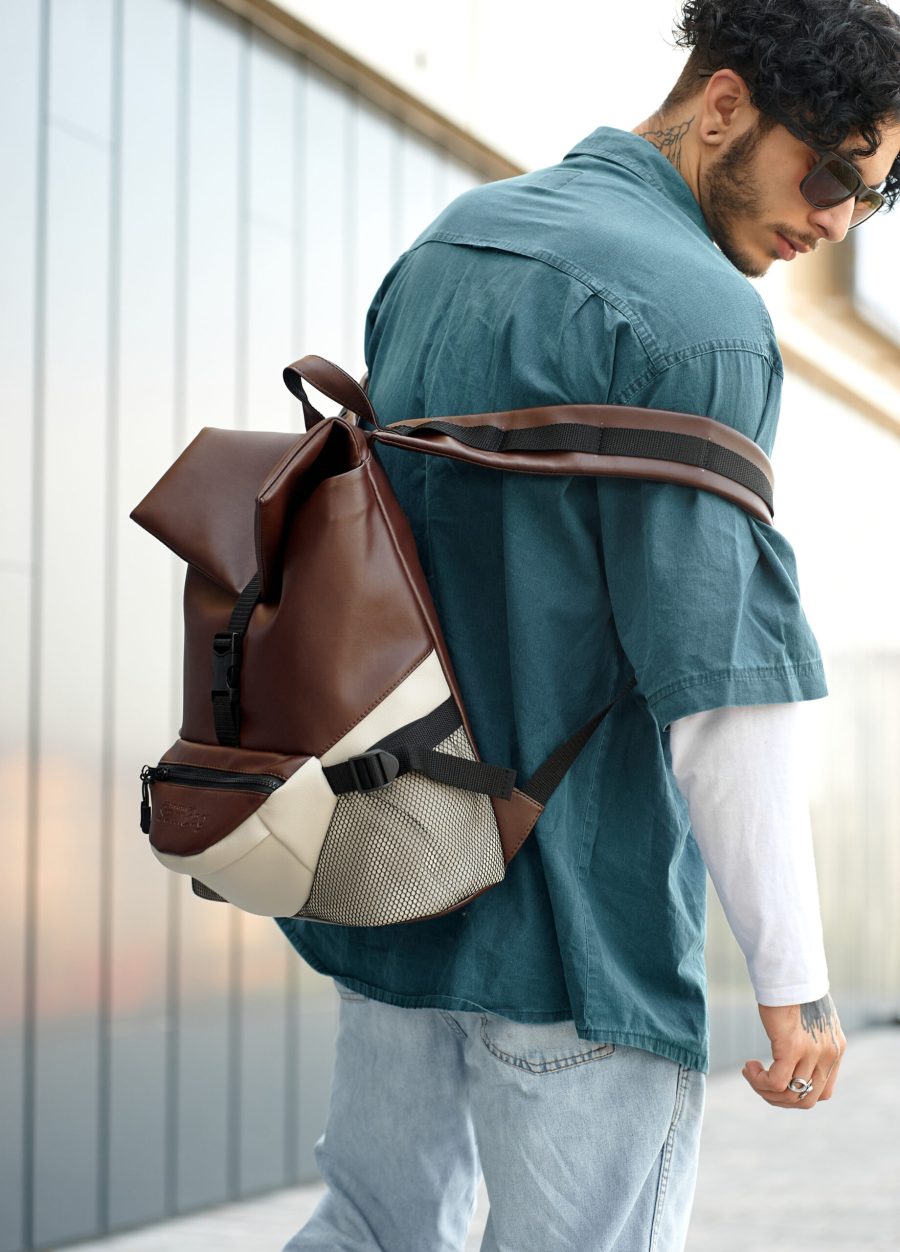 Рюкзак чоловічий Sambag ReneDouble шоколадний