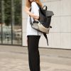 Рюкзак жіночий Sambag ReneDouble чорний із сірим