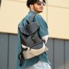 Рюкзак чоловічий Sambag ReneDouble чорний із сірим