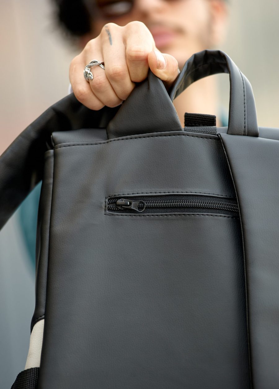 Рюкзак чоловічий Sambag ReneDouble чорний із сірим