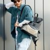 Рюкзак чоловічий Sambag ReneDouble чорний із сірим