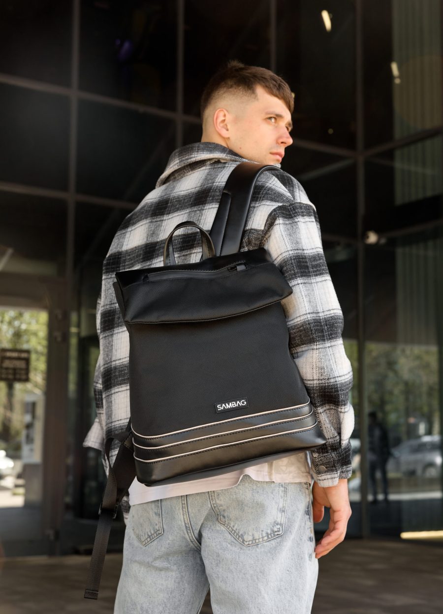 Мужской рюкзак Sambag Rene Balance черный