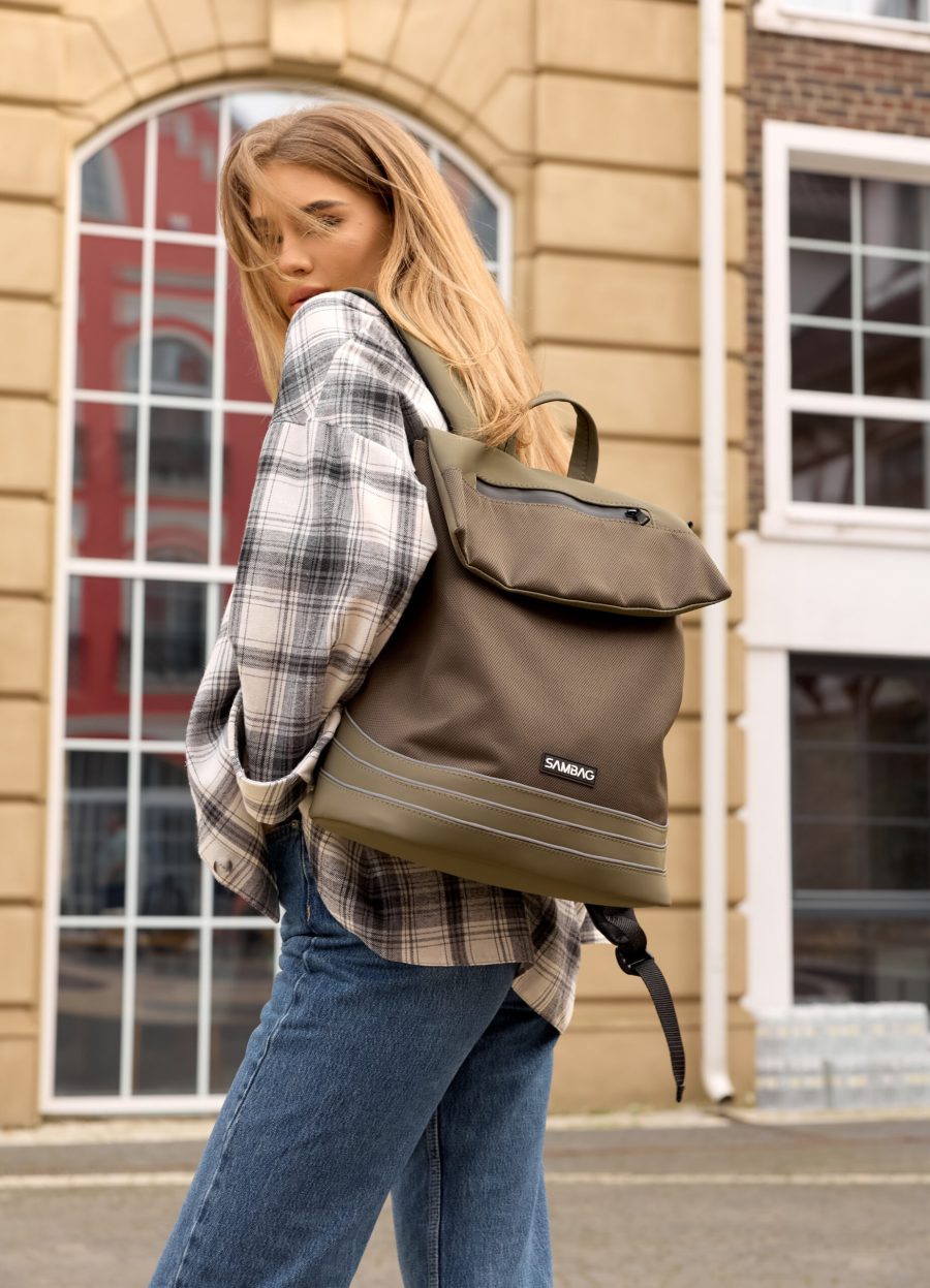 Женский рюкзак Sambag Rene Balance хаки