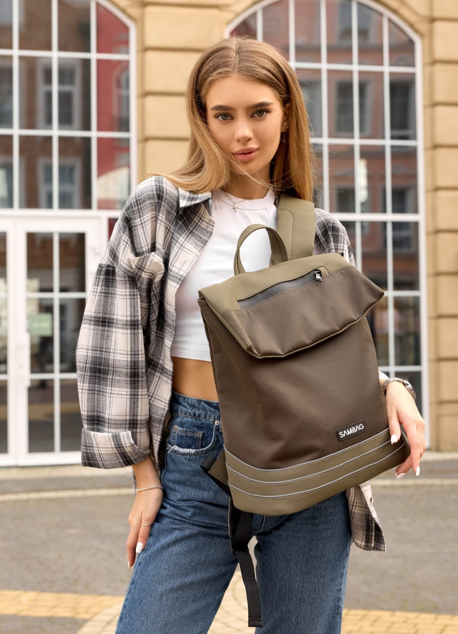 Женский рюкзак Sambag Rene Balance хаки