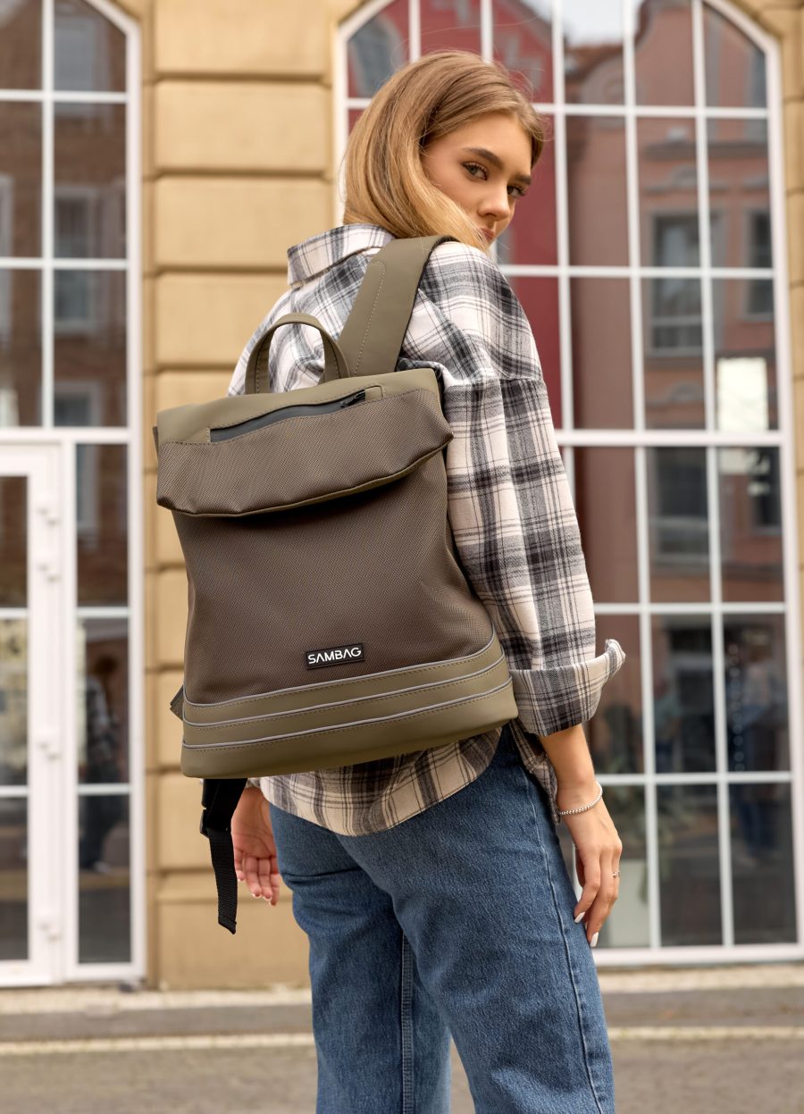 Женский рюкзак Sambag Rene Balance хаки