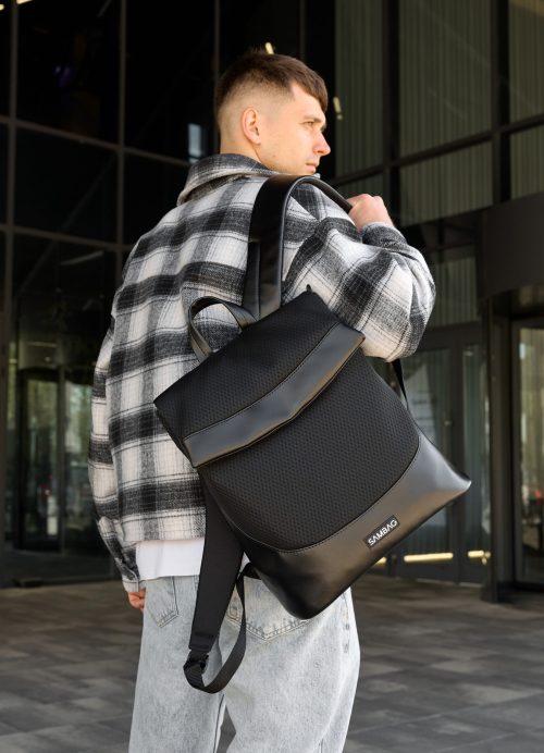 Мужской рюкзак Sambag Rene Option черный