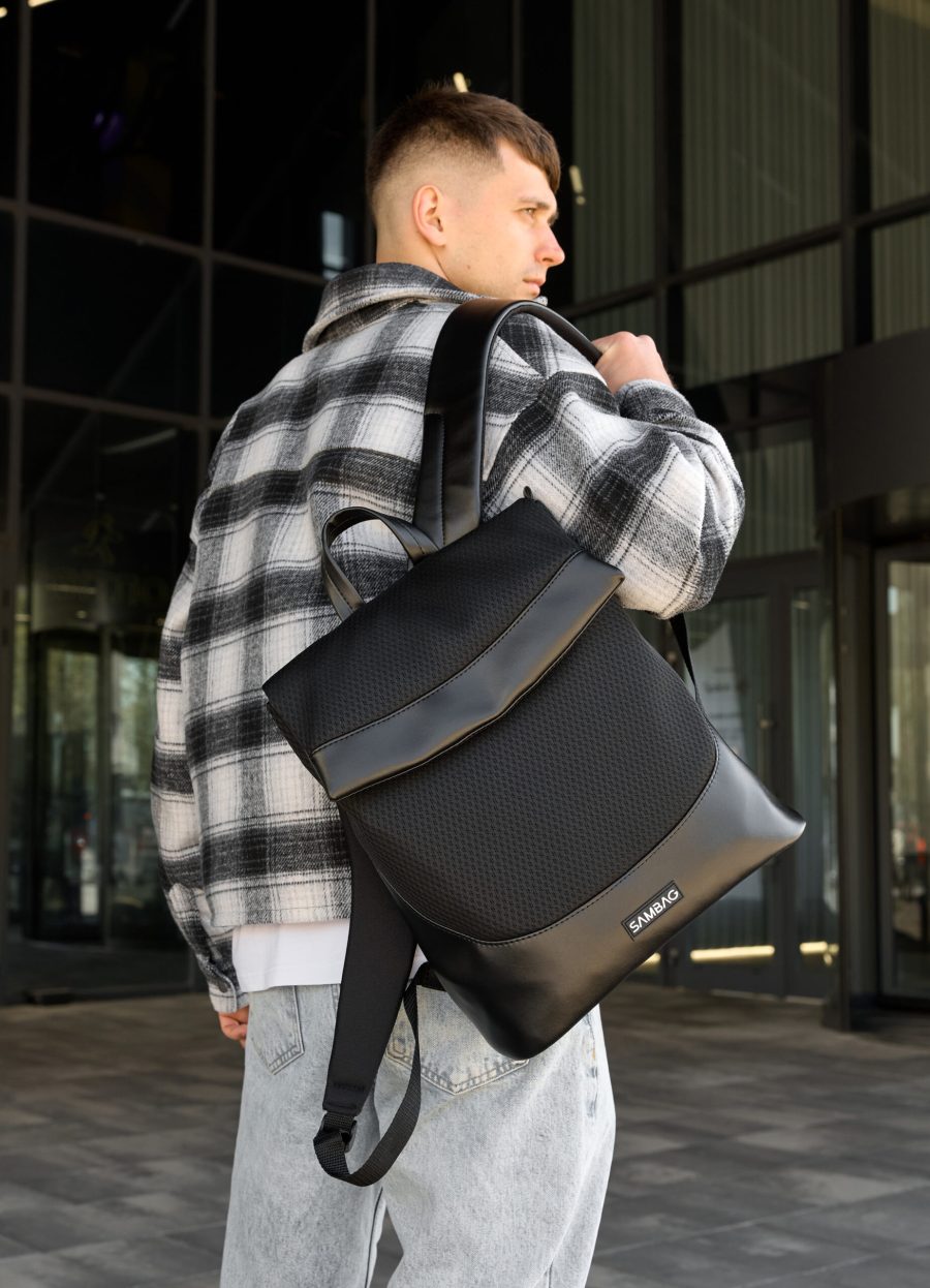 Мужской рюкзак Sambag Rene Option черный