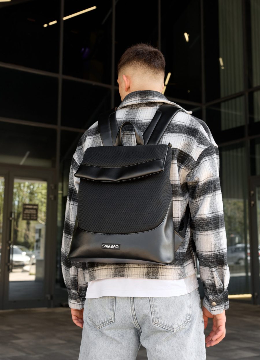 Мужской рюкзак Sambag Rene Option черный