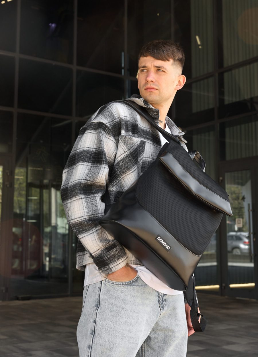 Мужской рюкзак Sambag Rene Option черный