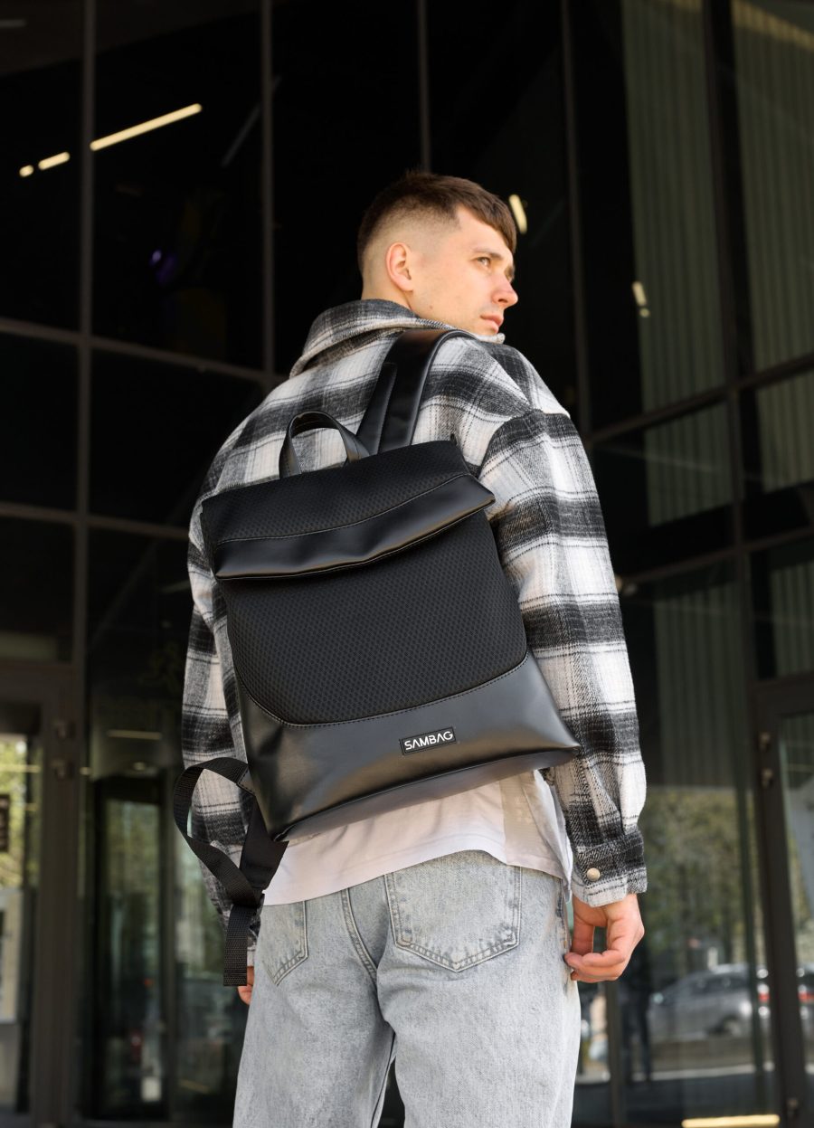 Мужской рюкзак Sambag Rene Option черный