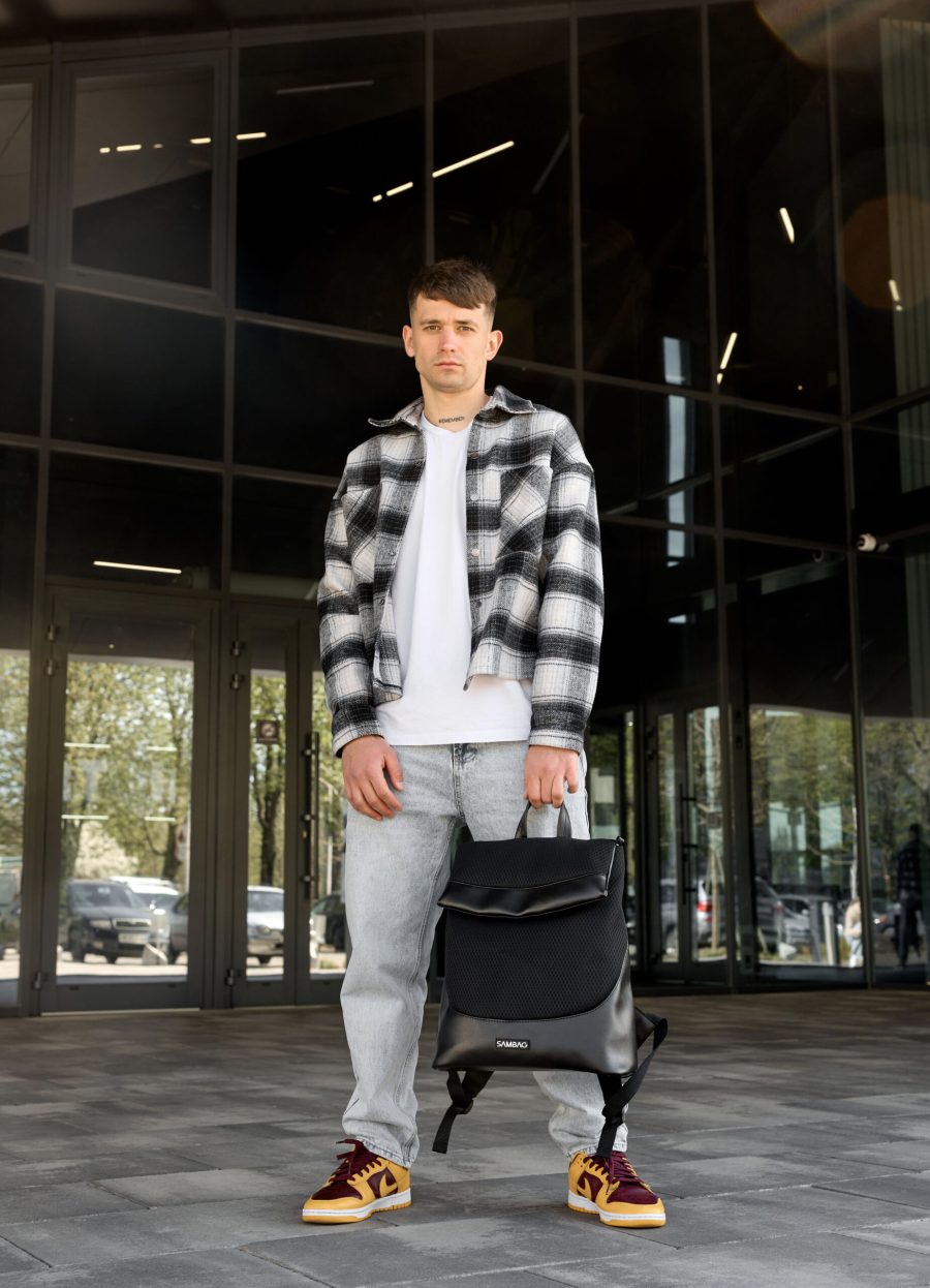 Мужской рюкзак Sambag Rene Option черный