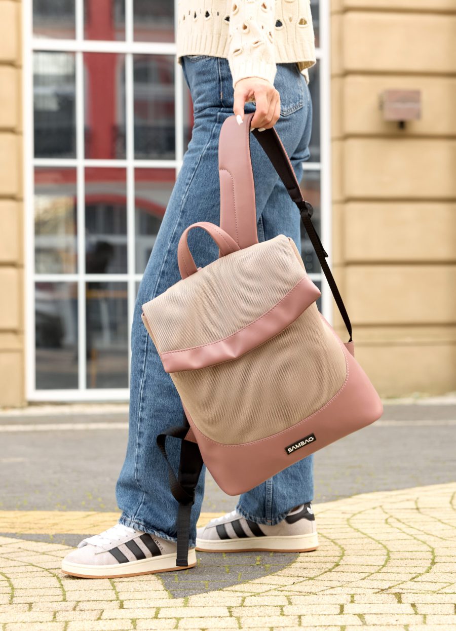 Рюкзак жіночий Sambag Rene Option рожевий