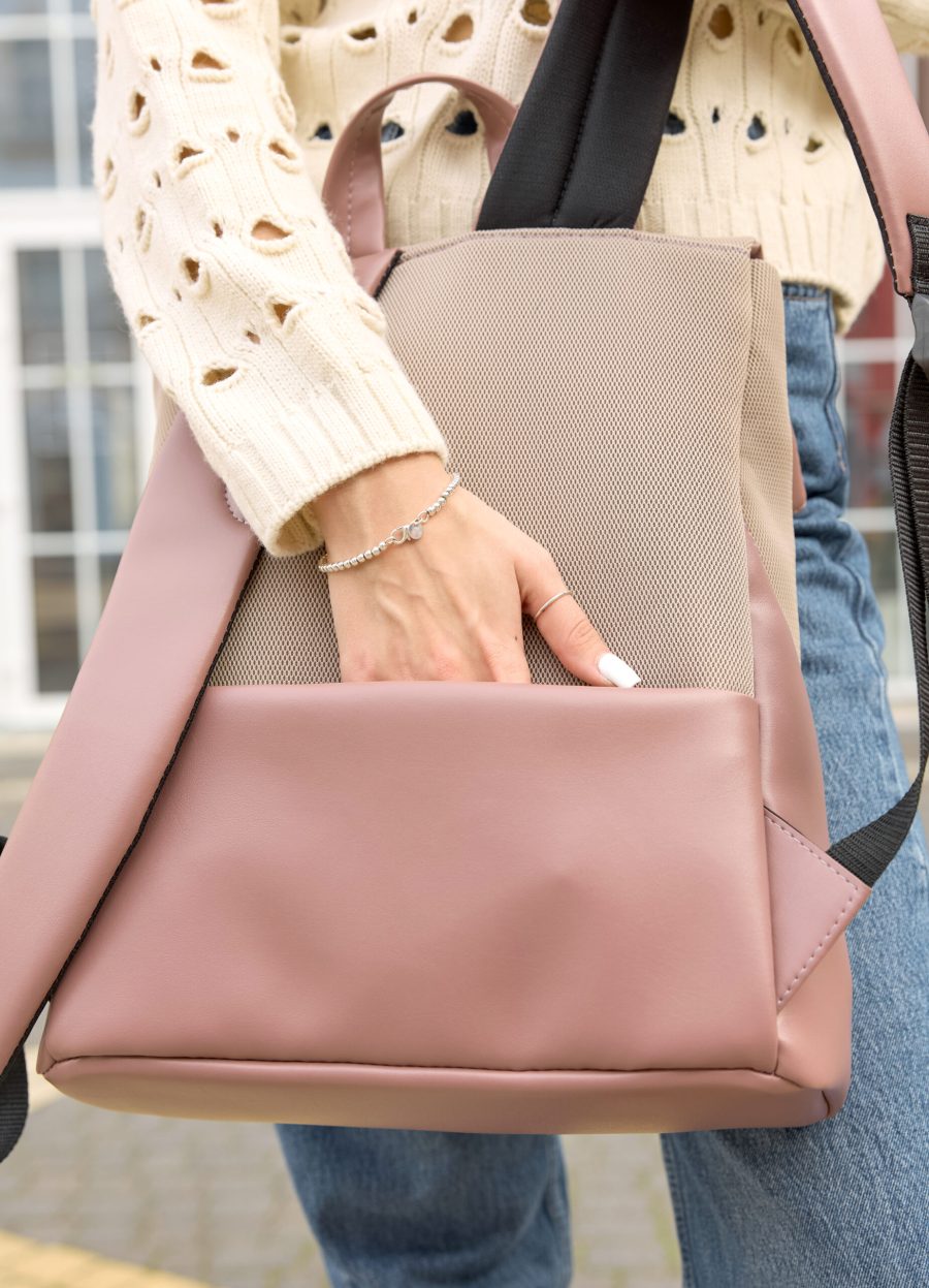 Рюкзак жіночий Sambag Rene Option рожевий