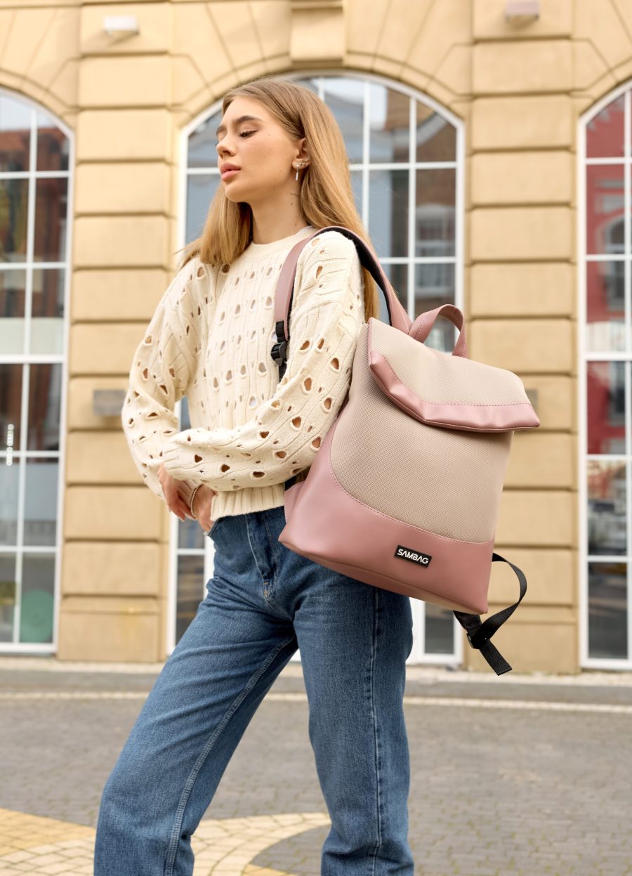Рюкзак жіночий Sambag Rene Option рожевий