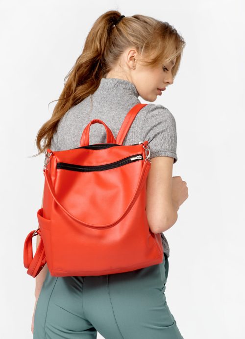 Рюкзак-сумка жіноча Sambag Trinity червона