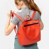 Женский рюкзак-сумка Sambag Trinity красная