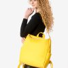Женский рюкзак-сумка Sambag Trinity желтая