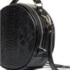 Сумка кросс-боди женская Sambag Bale крокодил черная