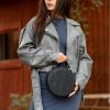 Сумка кросс-боди женская Sambag Bale крокодил черная
