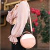 Сумка кросс-боди женская Sambag Bale пудровая