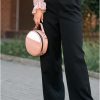 Сумка кросс-боди женская Sambag Bale пудровая