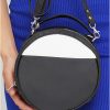 Сумка крос-боді жіноча Sambag Bale чорна з білим