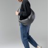Сумка-бананка мужская Sambag Hobo Bag-Glove графитовая