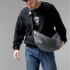 Сумка-бананка мужская Sambag Hobo Bag-Glove графитовая
