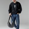 Сумка-бананка мужская Sambag Hobo Bag-Glove графитовая