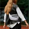 Бананка жіноча Sambag Tirso Max з принтом біла