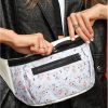Бананка жіноча Sambag Tirso Max з принтом біла