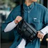 Сумка-бананка чоловіча Sambag Dynamicdart чорна