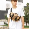 Сумка-бананка мужская Sambag Dynamicdart бежевая