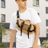 Сумка-бананка мужская Sambag Dynamicdart бежевая