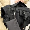 Сумка-бананка мужская Sambag Dynamicdart тканевая черная