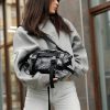 Сумка-бананка женская Sambag Dynamicdart пальмовый принт