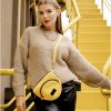 Сумка кросс-боди женская Sambag Sofi желтая