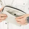 Бананка мужская прямоугольная Sambag Harvi серая