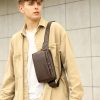 Бананка чоловіча прямокутна Sambag Harvi коричнева