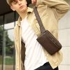 Бананка чоловіча прямокутна Sambag Harvi коричнева