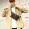 Бананка чоловіча прямокутна Sambag Harvi коричнева