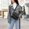 Сумка крос-боді жіноча Sambag Rose Bzn чорна