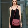 Сумка кросс-боди женская Sambag Rose Bzn бордовая