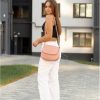 Сумка крос-боді жіноча Sambag Rose Bzn пудрова