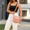 Сумка крос-боді жіноча Sambag Rose Bzn пудрова