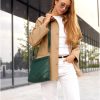 Сумка крос-боді жіноча Sambag Rose зелена